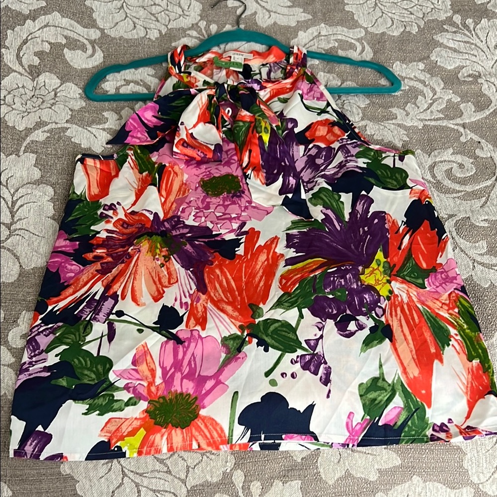 J.Crew Floral Halter Top